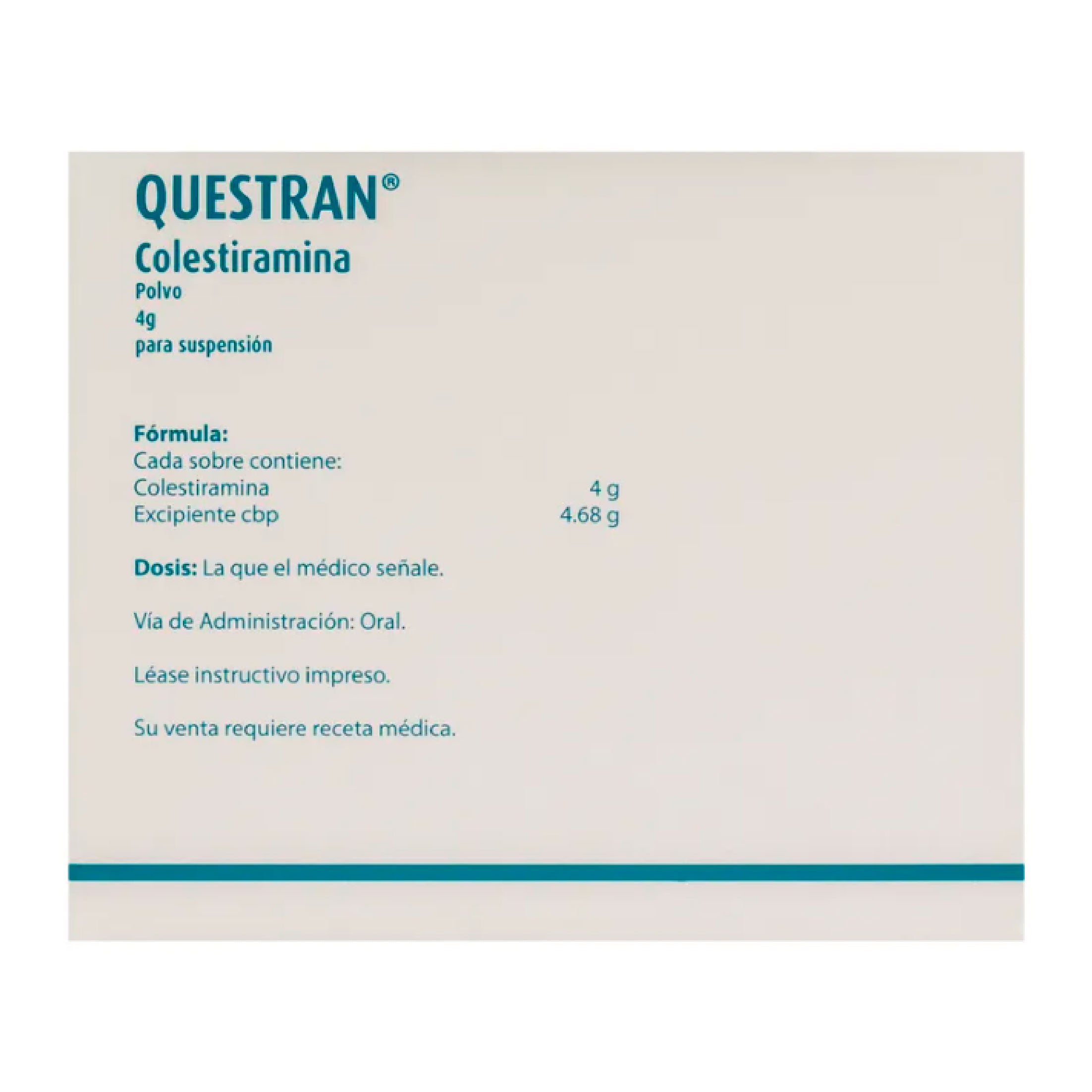 QUESTRAN PVO SOB 4GR C 50 – Farmacias Popular El Molinito
