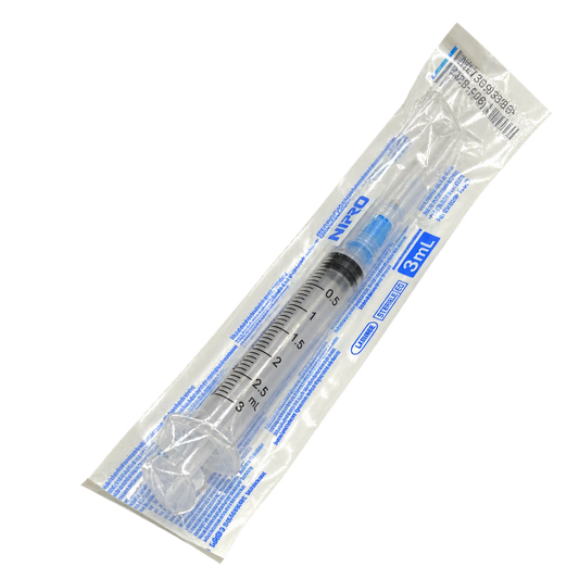 JGA DESECH NIPRO 3 ML 23 X 25 AZUL PLASTIF