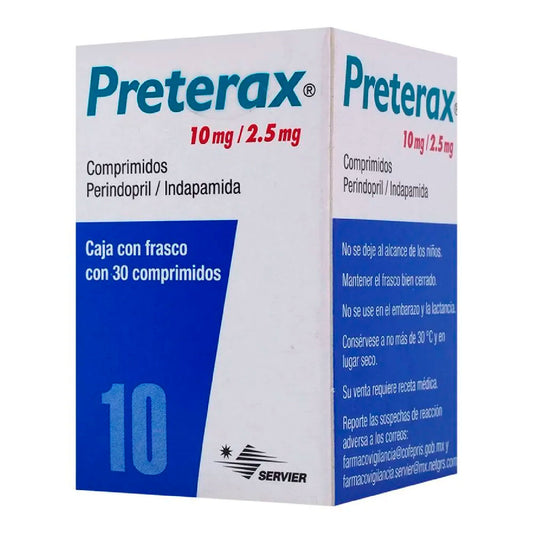 PRETERAX 10 2 5MG CPR 30