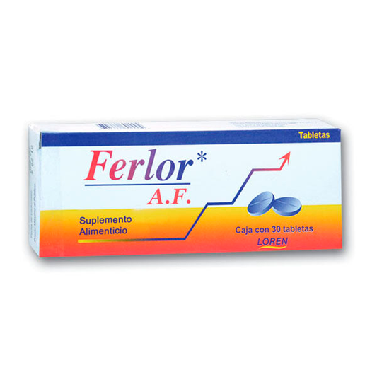 FERLOR A F TAB  200MG  C 50