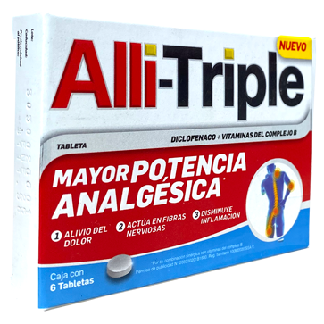 ALLI TRIPLE 50 25 50 50 MG 6 TAB