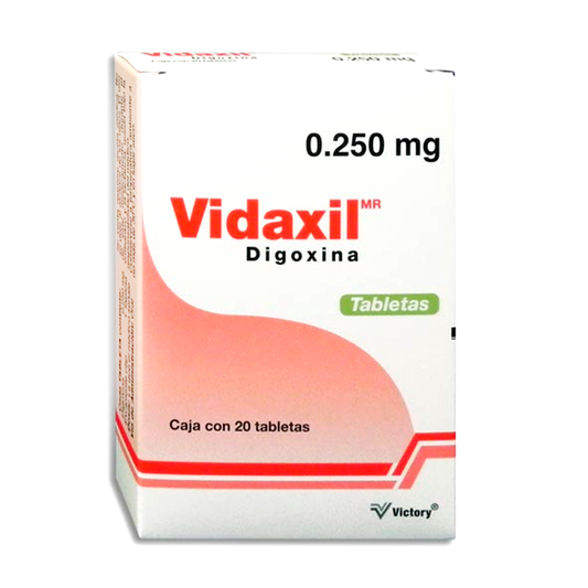 VIDAXIL 0 250 MG C 20 TABS Digoxina