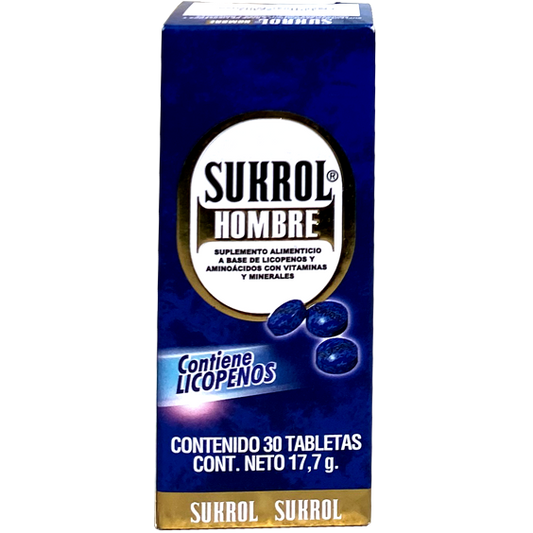 SUKROL HOMBRE SUPLE ALIM TAB 30