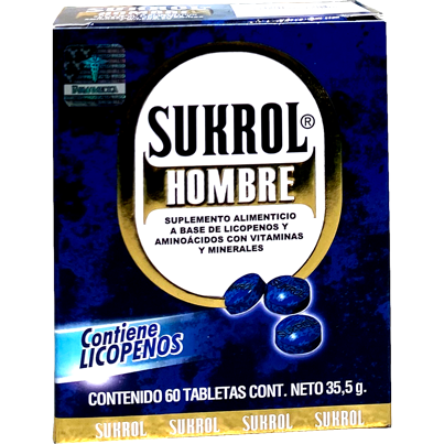 SUKROL HOMBRE SUPLE ALIM TAB 60
