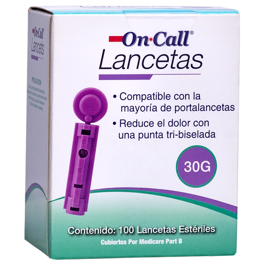ON CALL LANCETAS 100 30G