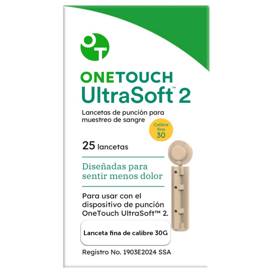 ONE TOUCH ULTRA SOFT 2 C 25 LANCETAS
