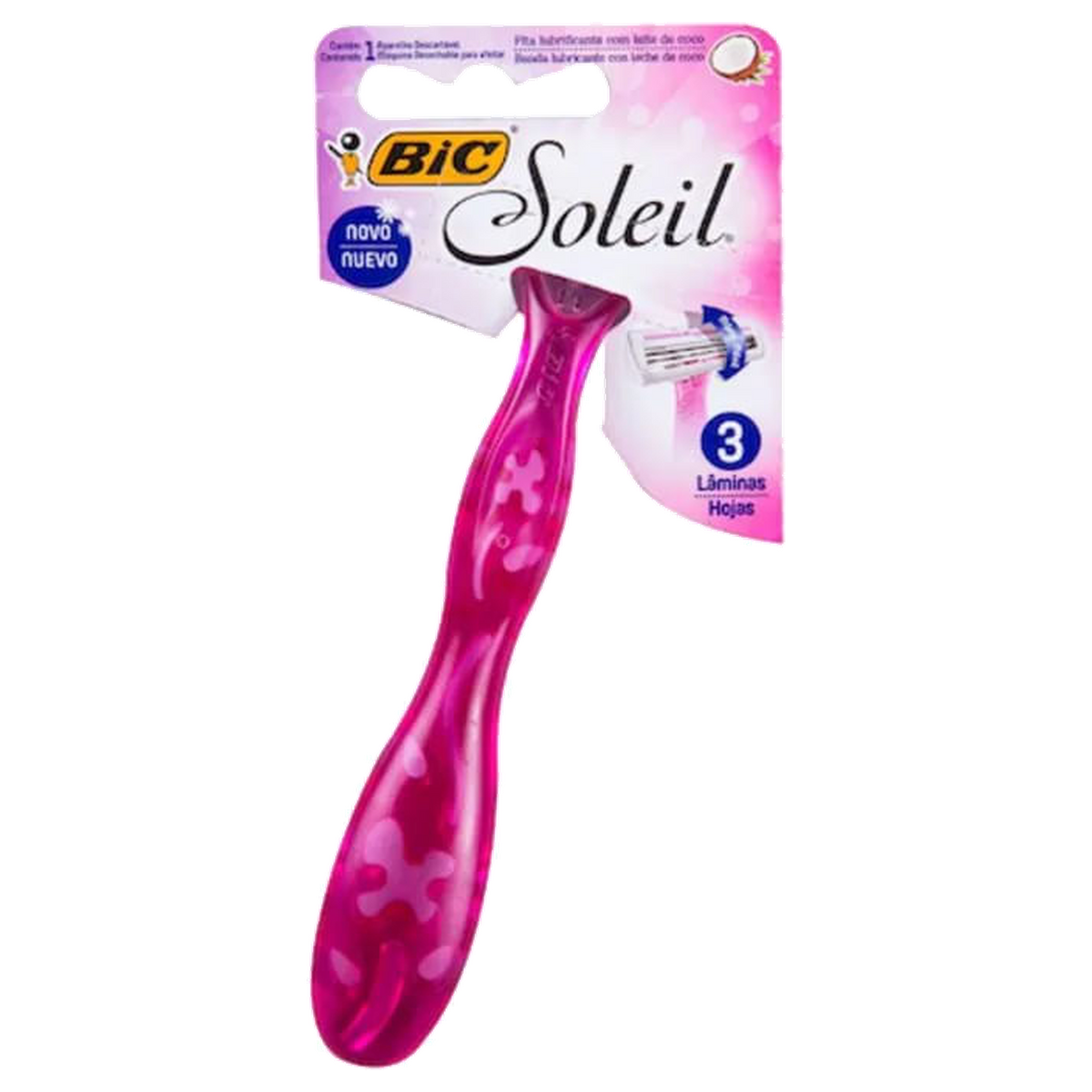 MAQ BIC SOLEIL CABEZA MOVIL ROSA