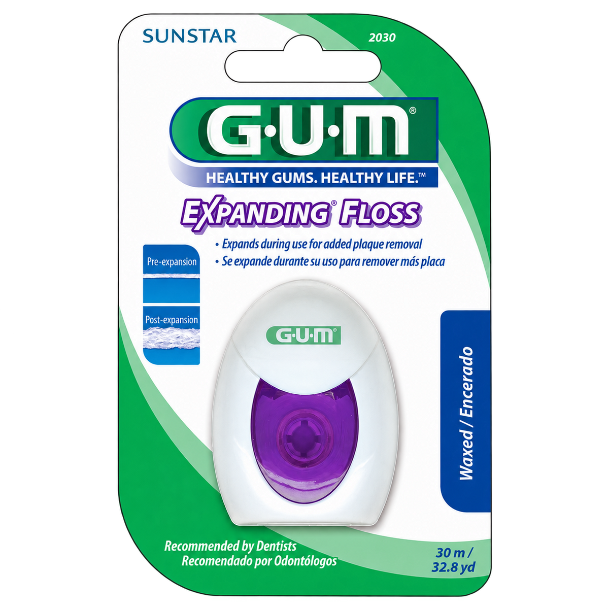 HILO DENT GUM EXPANDING 40 MTS — fondo transparente, formato 1:1