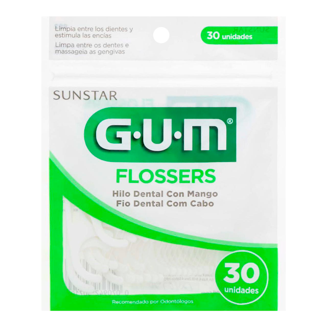 PALILLOS GUM C HILO DENT BASIC30PZ