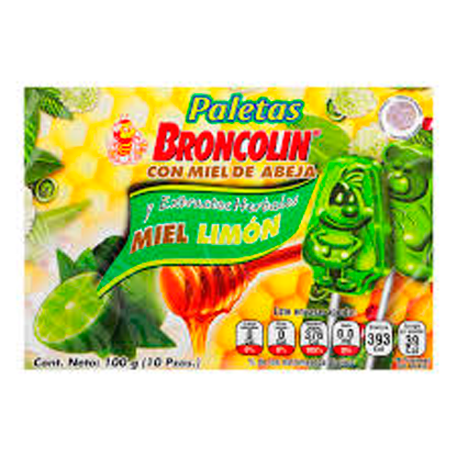 BRONCOLIN PALETA 10G LIMON C 10