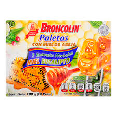 BRONCOLIN PALETA 10G NAT C 10