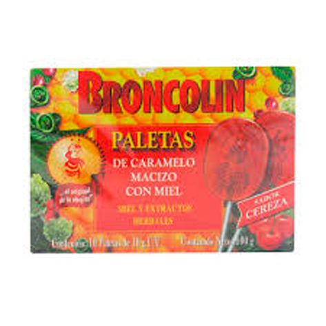 BRONCOLIN PALETA 10G CEREZA C 10