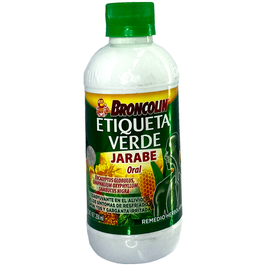 BRONCOLIN ETIQ VERDE JBE 250 ML