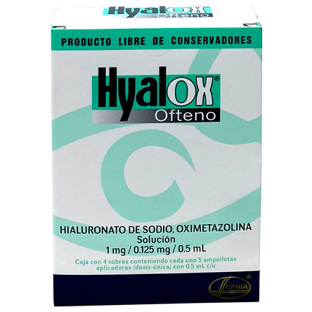 HYALOX OFTENO 0 5ML UNIDOSIS20