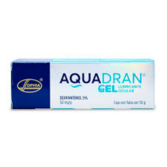 AQUADRAN GEL LUB OCULAR TB 10G