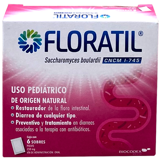 FLORATIL 250 MG POLVO 6 SOBRES