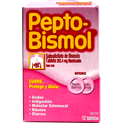PEPTO BISMOL MAST 12 TAB