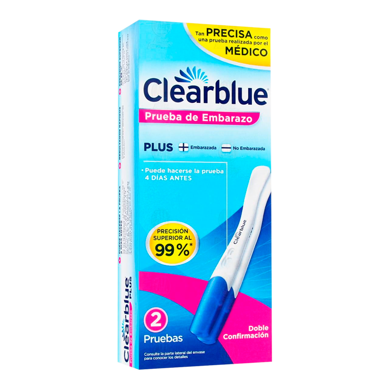 PBA EMBARAZO CLEARBLUE PLUS C 2