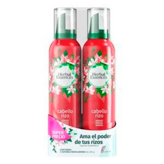 MOUSSE HERBAL ESS RIZO 200G 2 PACK
