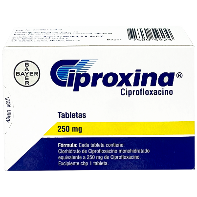 CIPROXINA 250 MG CPR 12