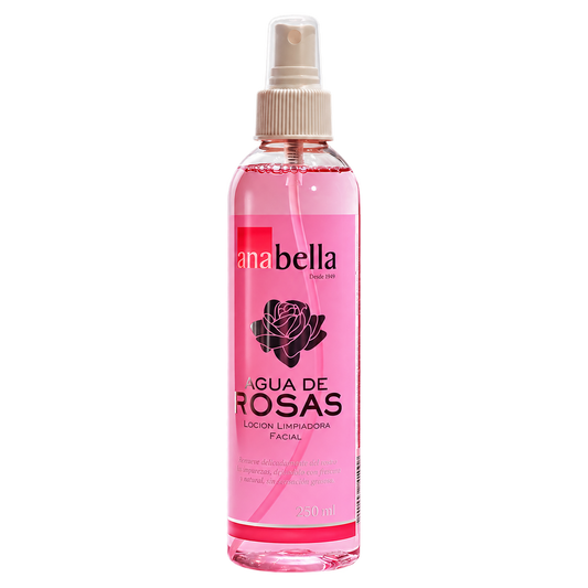 AGUA DE ROSAS ANABELLA 250 ML — fondo transparente, formato 1:1