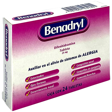 BENADRYL 25 MG TAB 24