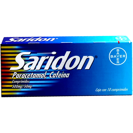 SARIDON 500 50 MG 10 CPR