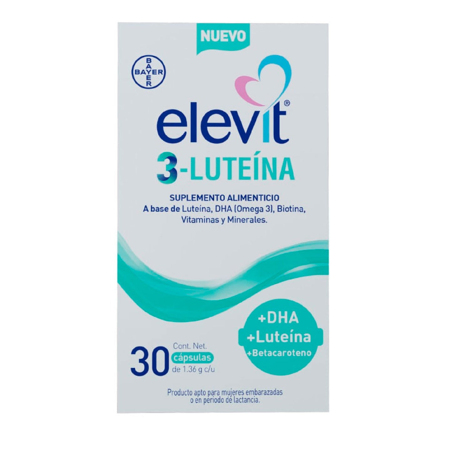 ELEVIT 3 LUTEINA SUP ALIM 30 CAPS