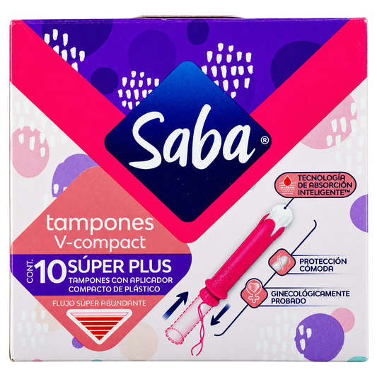 TAMPONES SABA COMPAC SUPERPLUS10P