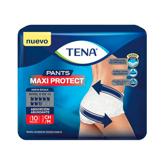 CALZ TENA PANTS MED 10 PZA 011