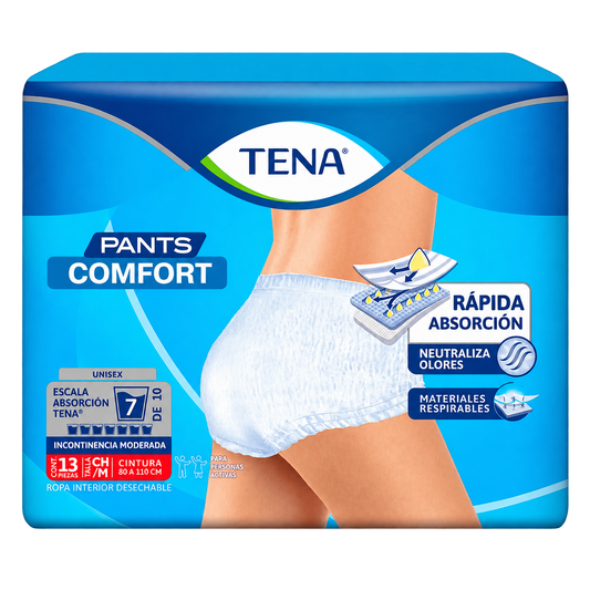 CALZ TENA PANTS COMFORT CH M C 13 — fondo transparente, formato 1:1