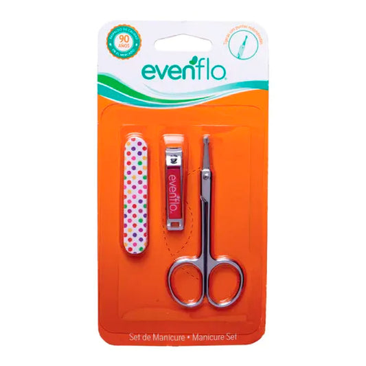 SET MANICURE EVENFLO BEBE 3 PZ