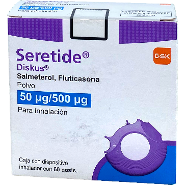 SERETIDE DIS 50 500MCG 60 DOSIS