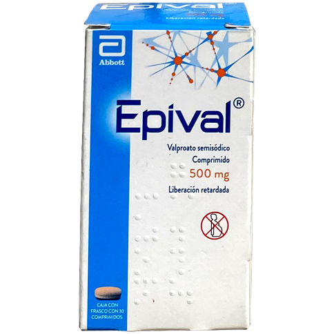 EPIVAL 500 MG CPR 30