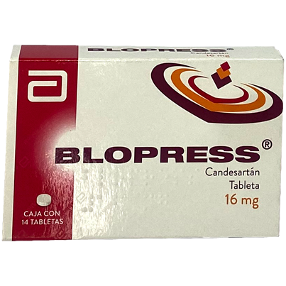 BLOPRESS 16 MG TAB 14
