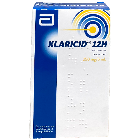 KLARICID PED 250MG SUSP 60ML 364