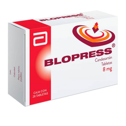 BLOPRESS 8 MG TAB 28