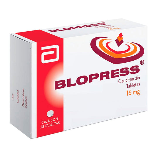 BLOPRESS 16 MG TAB 28