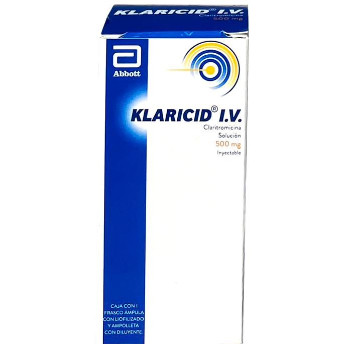 KLARICID I V 500 MG FA