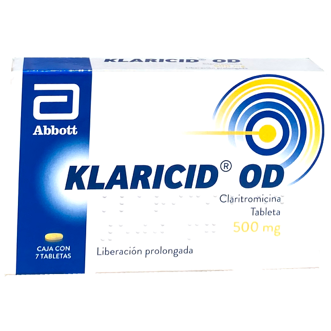 KLARICID OD 500 MG TAB 7