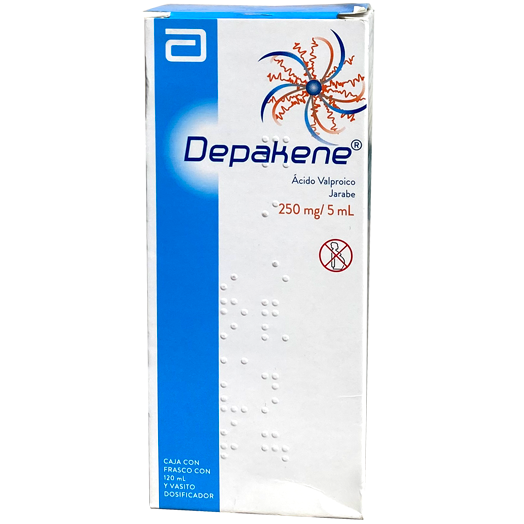 DEPAKENE 250MG 5ML JBE120ML VASO