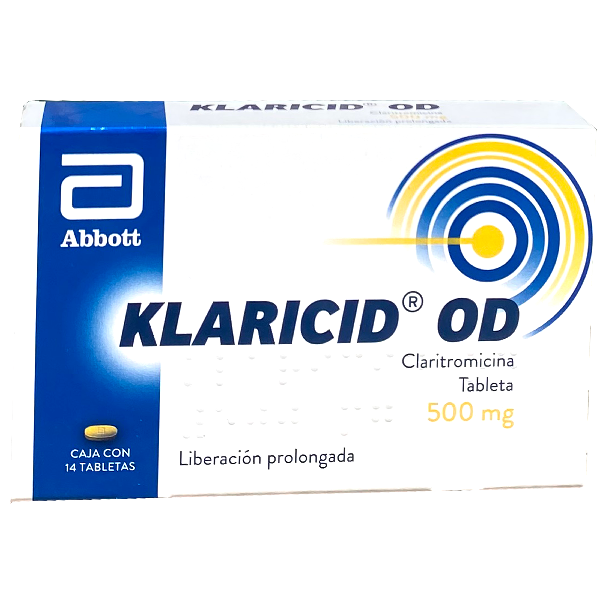 KLARICID OD 500 MG TAB 14