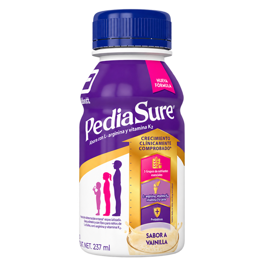 PEDIASURE PLUS INF VAINI 237ML — fondo transparente, formato 1:1