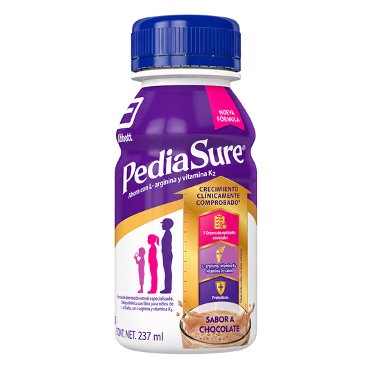 PEDIASURE PLUS INF CHTE 237ML — fondo transparente, formato 1:1