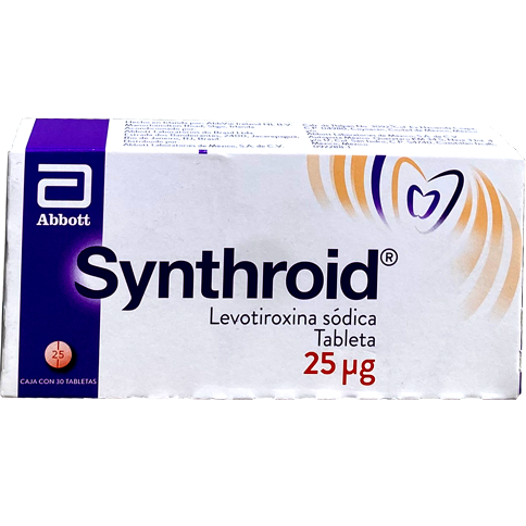 SYNTHROID 25 MCG TAB 30