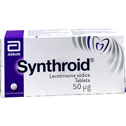 SYNTHROID 50 MCG TAB 30