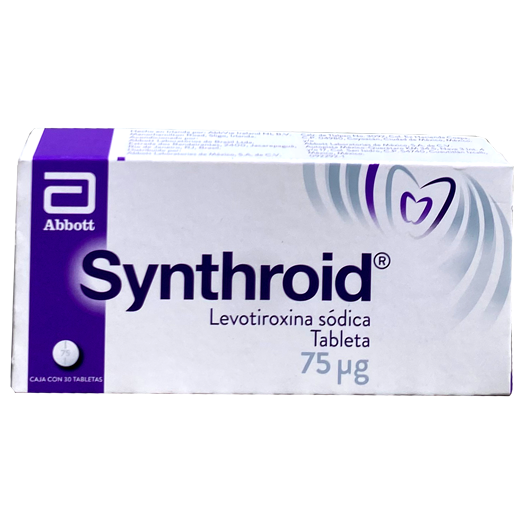 SYNTHROID 75 MCG TAB 30