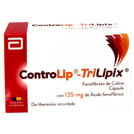 CONTROLIP TRILIPIX 135 MG CAPS 15