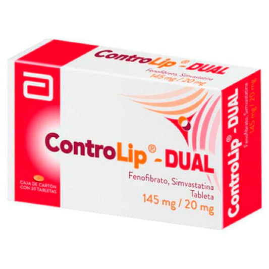 CONTROLIP DUAL 145 MG 20MG TAB 30