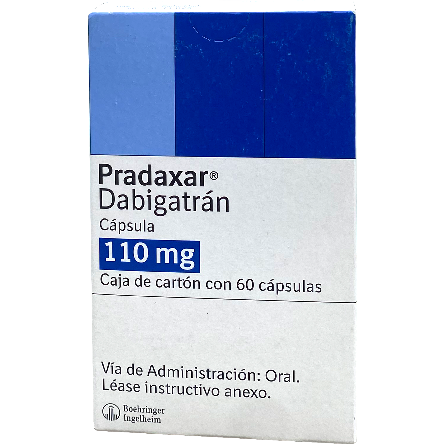 PRADAXAR 110 MG 60 CAPS
